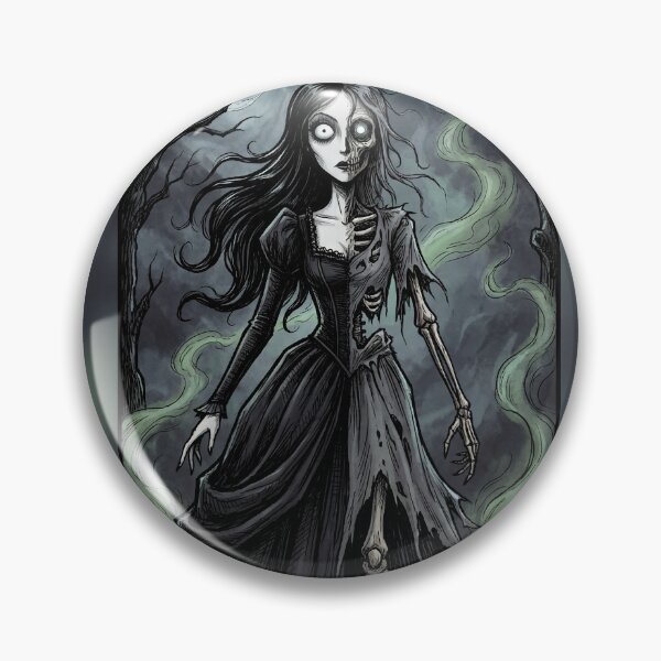 Item preview, The Ghost of the Manor Gothic Horror art designed and sold by Vintage Designs +.