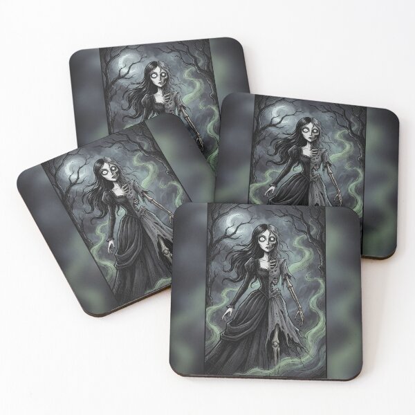 Item preview, The Ghost of the Manor Gothic Horror art designed and sold by Vintage Designs +.