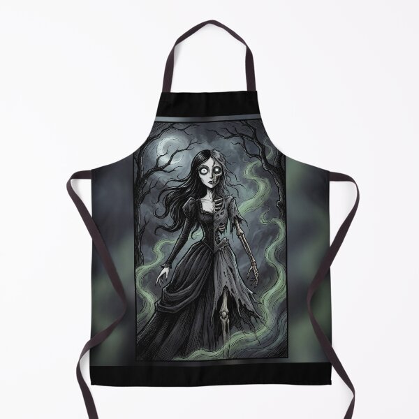 Item preview, The Ghost of the Manor Gothic Horror art designed and sold by Vintage Designs +.
