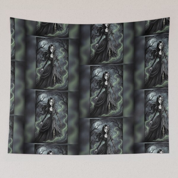Item preview, The Ghost of the Manor Gothic Horror art designed and sold by Vintage Designs +.