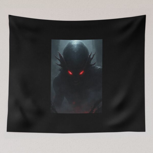Item preview, Scary Dark Anime Alien designed and sold by OhmAuraArt.