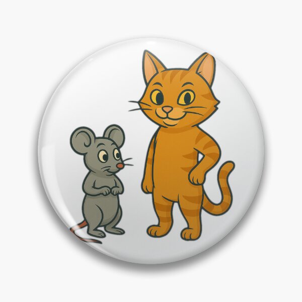 Item preview, Cat and Mouse Friends – Cute Cartoon Duo designed and sold by the-dovlat.