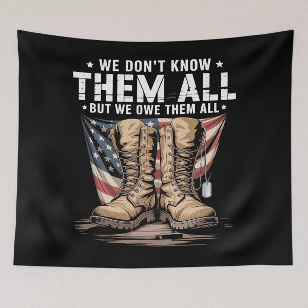 Item preview, We Owe Them All Partiotic Veterans Day Memorial Day designed and sold by SiegridOffical.