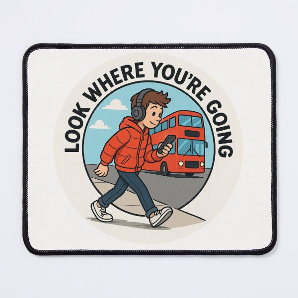 Item preview, Look where you're going designed and sold by halibutgoatramb.