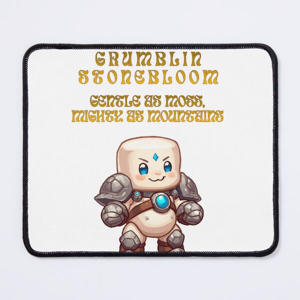 Item preview, Grumblin Stonebloom — Gentle as Moss, Mighty as Mountains designed and sold by Monzora.
