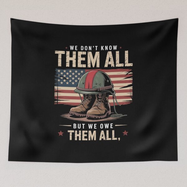 Item preview, We Owe Them All Partiotic Veterans Day Memorial Day designed and sold by SiegridOffical.