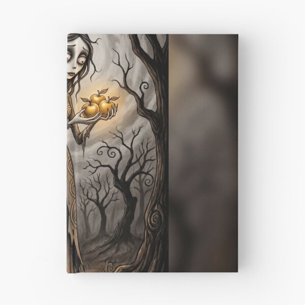Item preview, The Ghost of the Manor with glowing apples of remembrance Gothic Horror art designed and sold by Vintage Designs +.
