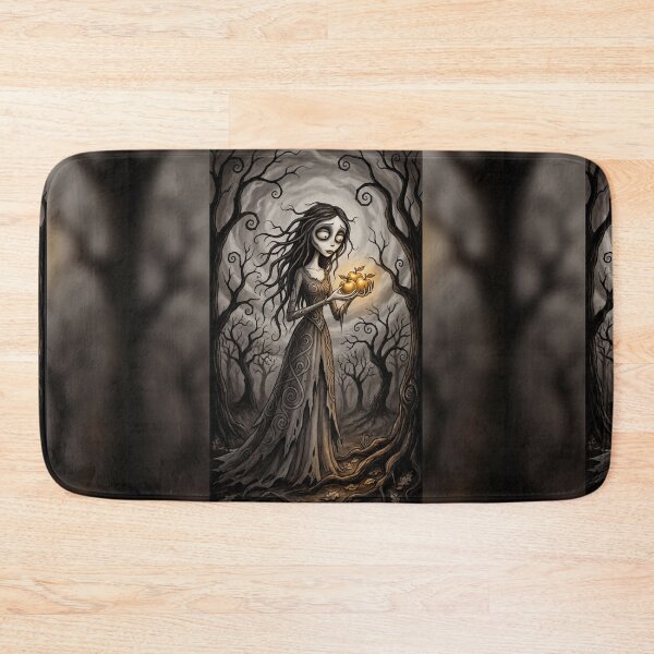 Item preview, The Ghost of the Manor with glowing apples of remembrance Gothic Horror art designed and sold by Vintage Designs +.