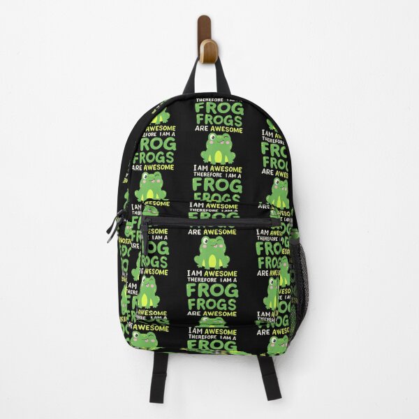 Item preview, Funny Frogs Are Awesome Therefore I Am A Frog designed and sold by CaraRuth.