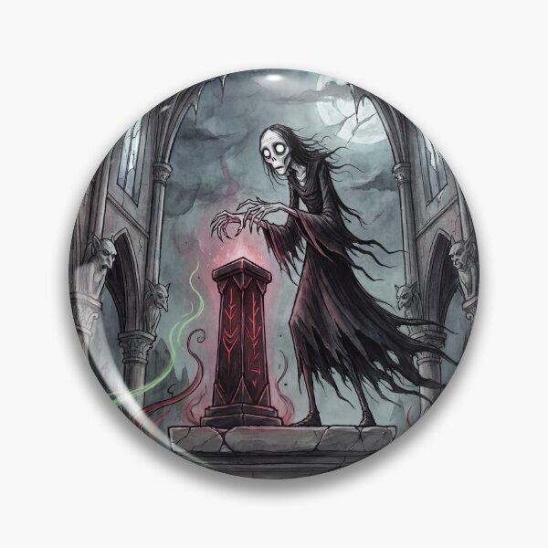 Item preview, Dark Magic Cathedral of Evil Gothic Horror art designed and sold by Vintage Designs +.