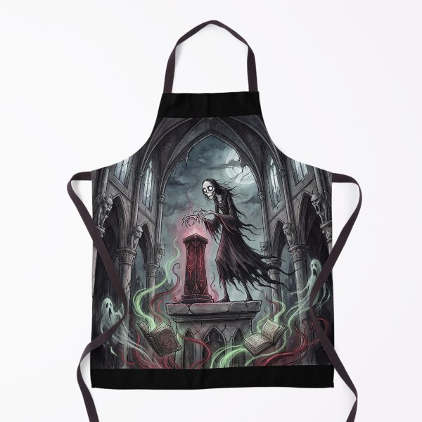 Item preview, Dark Magic Cathedral of Evil Gothic Horror art designed and sold by Vintage Designs +.