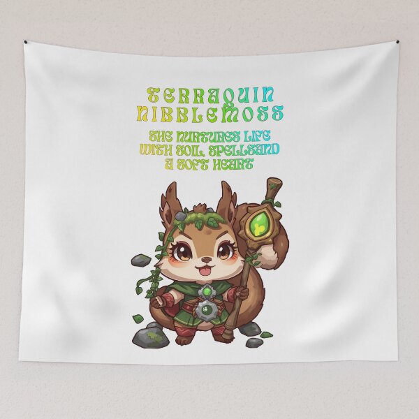 Item preview, Terraquin Nimblemoss — She Nurtures Life with Soil, Spells and a Soft Heart designed and sold by Monzora.