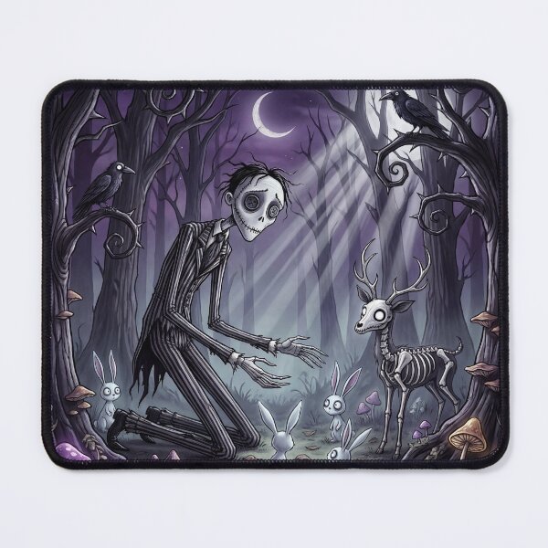 Item preview, A zombie tends to a dead garden Gothic Horror art designed and sold by Vintage Designs +.