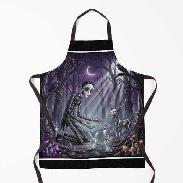 Item preview, A zombie tends to a dead garden Gothic Horror art designed and sold by Vintage Designs +.
