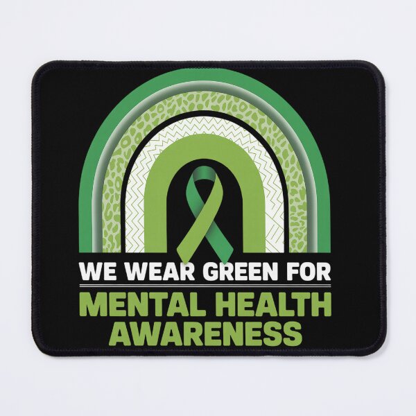 Item preview, We Wear Green For Mental Health Awareness designed and sold by SiegridOffical.
