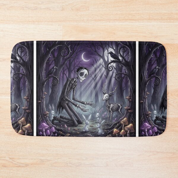 Item preview, A zombie tends to a dead garden Gothic Horror art designed and sold by Vintage Designs +.