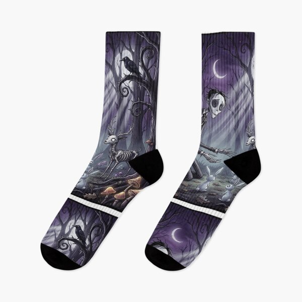 Item preview, A zombie tends to a dead garden Gothic Horror art designed and sold by Vintage Designs +.