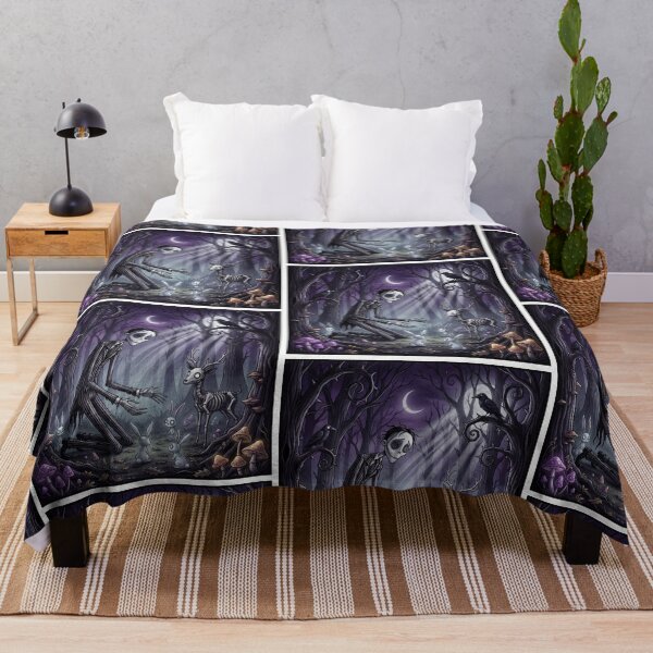 Item preview, A zombie tends to a dead garden Gothic Horror art designed and sold by Vintage Designs +.