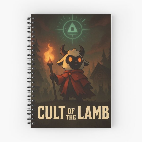 Item preview, Cult of the lamb designed and sold by FeelTheDrawing.