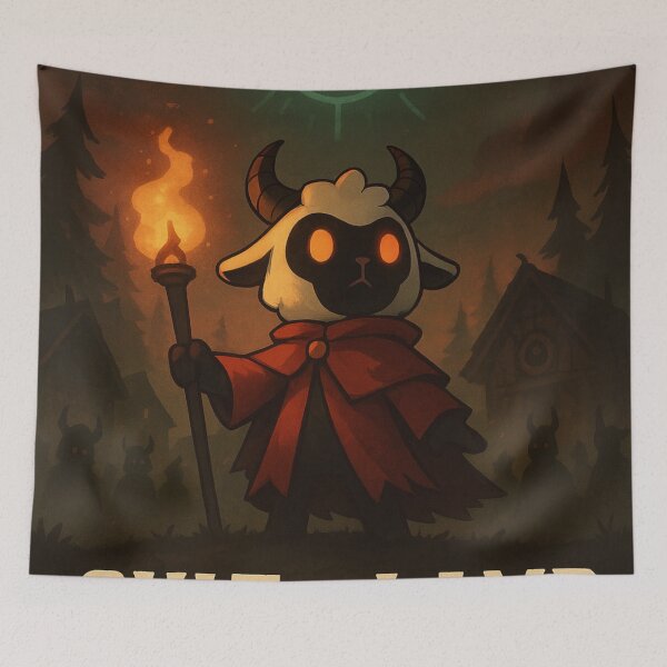Item preview, Cult of the lamb designed and sold by FeelTheDrawing.