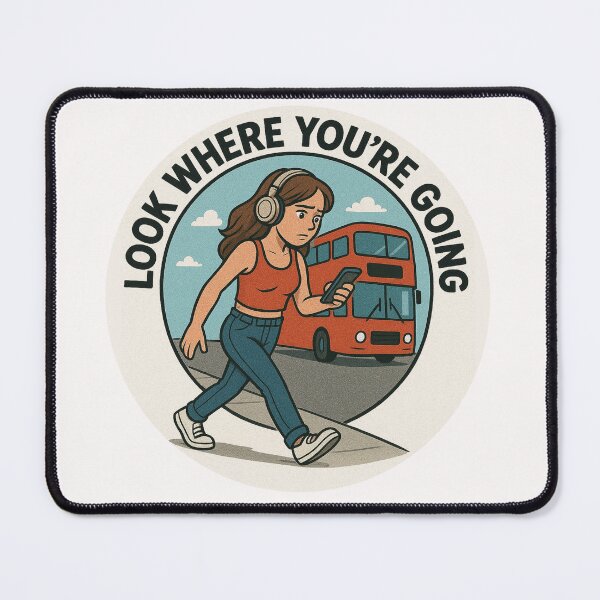 Item preview, Look where you're going designed and sold by halibutgoatramb.