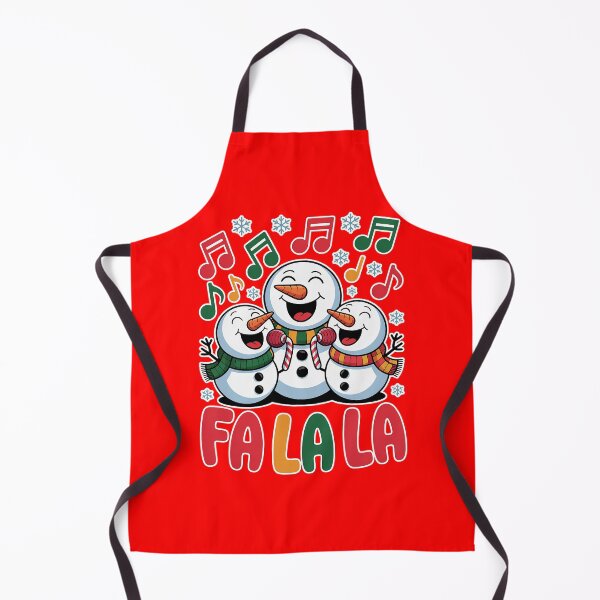 Item preview, Fa La La Snowmen Caroling Holiday Vibes designed and sold by RedCircleArt.