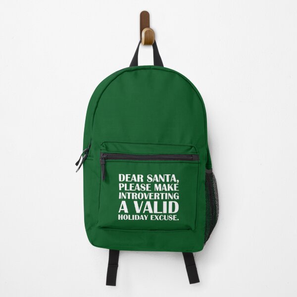 Item preview, Dear Santa, Please Make Introverting a Valid Holiday Excuse. – Green Edition / Introvert Joke Funny T-Shirt Label designed and sold by introvertvibes.