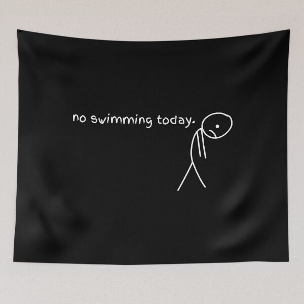 Item preview, Funny No Swimming Today designed and sold by CeliaApril.