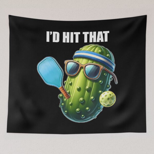 Item preview, I'D Hit That Pickleball Pickle Ball Player Lover designed and sold by MariaEdna1.