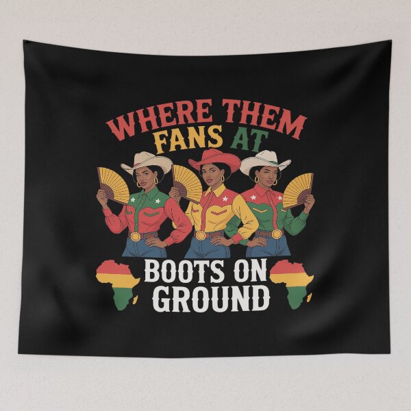 Item preview, Where Them Fans At Cowgirl Western designed and sold by SiegridOffical.