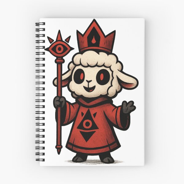 Item preview, Cult of lamb the goat designed and sold by FeelTheDrawing.