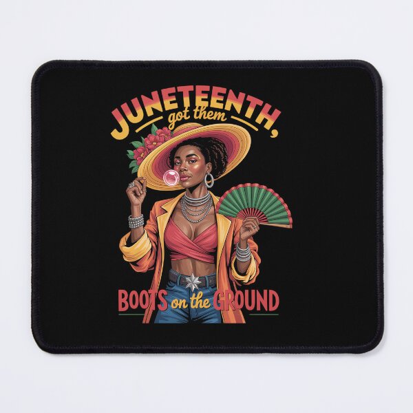 Item preview, Where Them Fans At Juneteenth Cowgirl Boots On The Ground designed and sold by SiegridOffical.