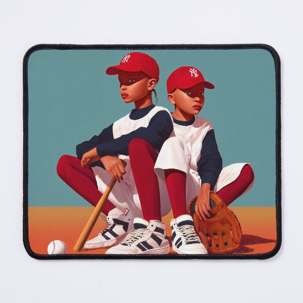 Item preview, Two Young Baseball Players designed and sold by lautir.