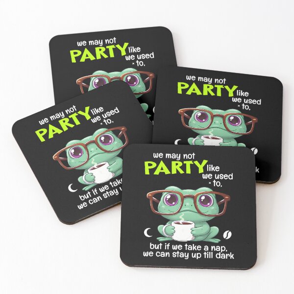 Item preview, Frog We May Not Party Like We Used To But If We Take A Nap designed and sold by CeliaApril.