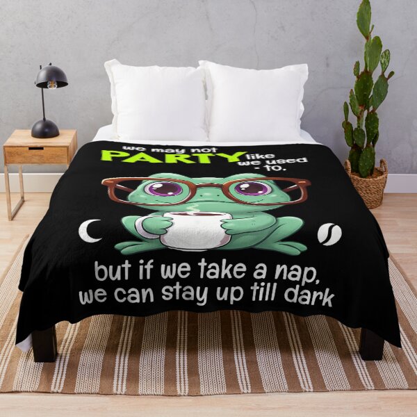 Item preview, Frog We May Not Party Like We Used To But If We Take A Nap designed and sold by CeliaApril.