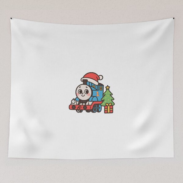 Item preview, cute train cartoon illustration merry christmas  designed and sold by sabartgunpla.