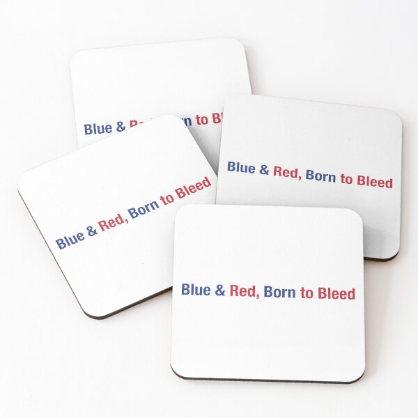 Item preview, Blue and Red Born to Bleed designed and sold by sabinako.
