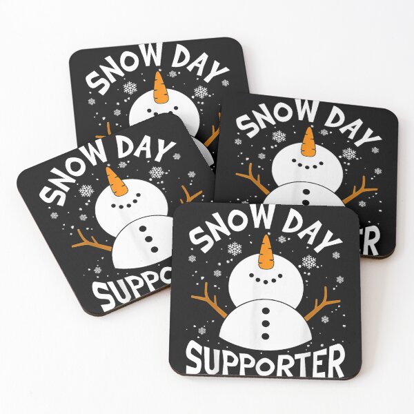 Item preview, Snow Day Supporter Funny Minimalist Snowman Winter Weather Quote designed and sold by LizzyKeiko.