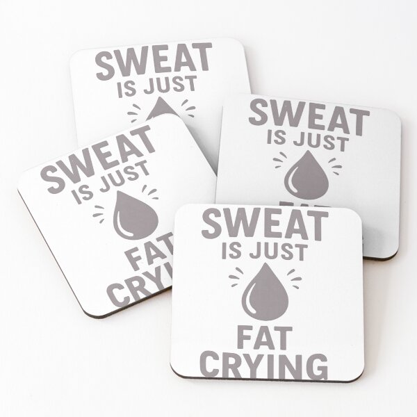 Item preview, Sweat Is Just Fat Crying – Funny Fitness Motivation Workout Design designed and sold by Hayir Design.