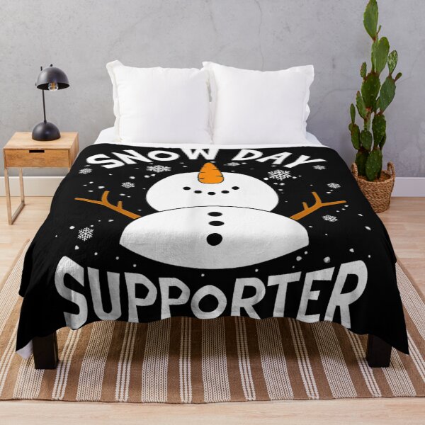 Item preview, Snow Day Supporter Funny Minimalist Snowman Winter Weather Quote designed and sold by LizzyKeiko.
