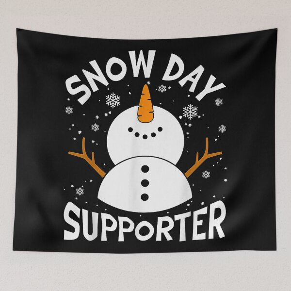Item preview, Snow Day Supporter Funny Minimalist Snowman Winter Weather Quote designed and sold by LizzyKeiko.