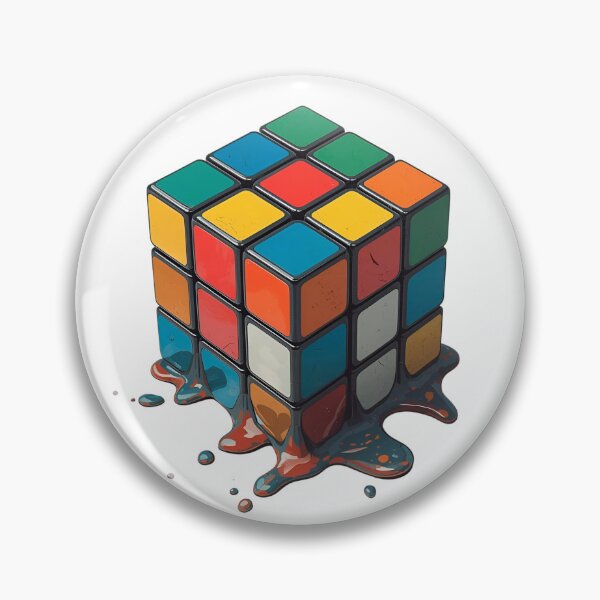 Artikelvorschau, Schmelzender Zauberwürfel – Surrealistisches Pop-Art-Puzzle entworfen und verkauft von ArtCustomDesign.