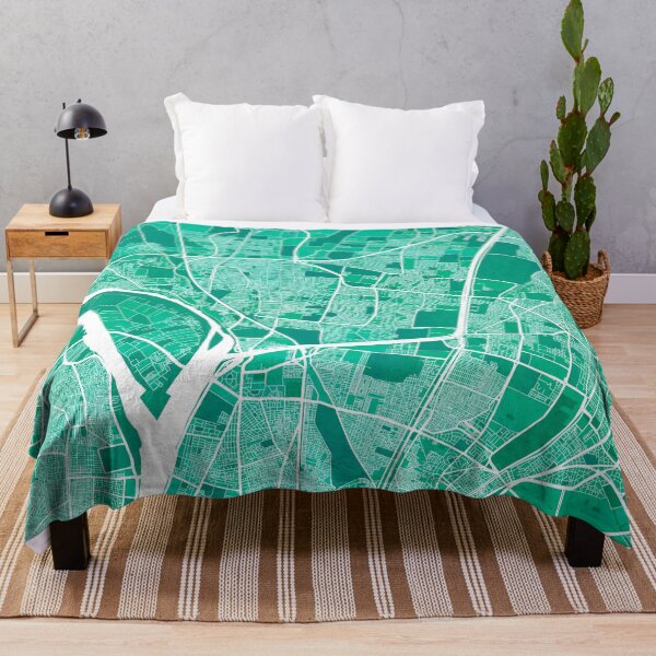 Item preview, Shubra El-Kheima City Map Egypt - Watercolor designed and sold by deMAP.