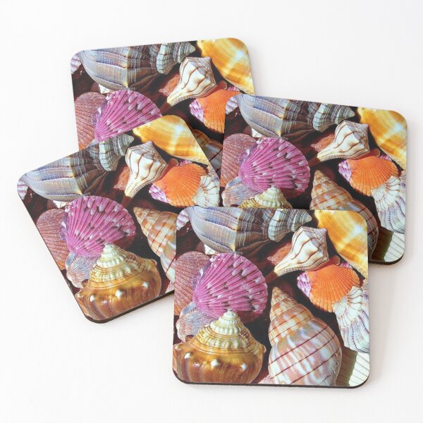 Item preview, Vibrant Seashells – Colorful Coastal Art designed and sold by studiophie.
