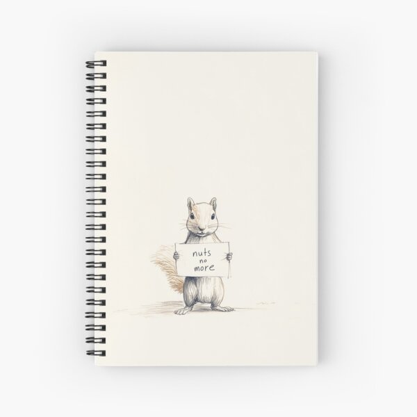 Item preview, nuts no more - Squirrel Holding a Sign designed and sold by lautir.