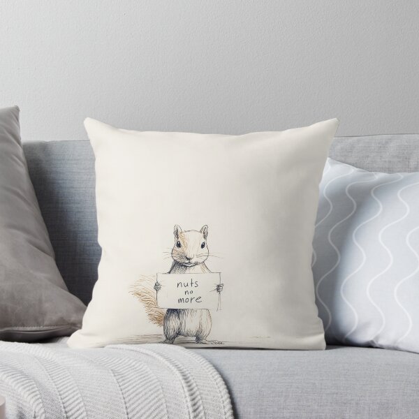 Item preview, nuts no more - Squirrel Holding a Sign designed and sold by lautir.