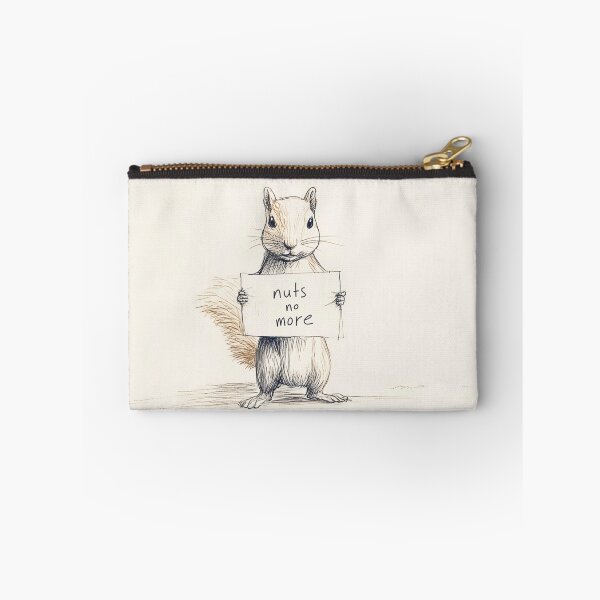Item preview, nuts no more - Squirrel Holding a Sign designed and sold by lautir.