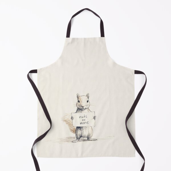 Item preview, nuts no more - Squirrel Holding a Sign designed and sold by lautir.