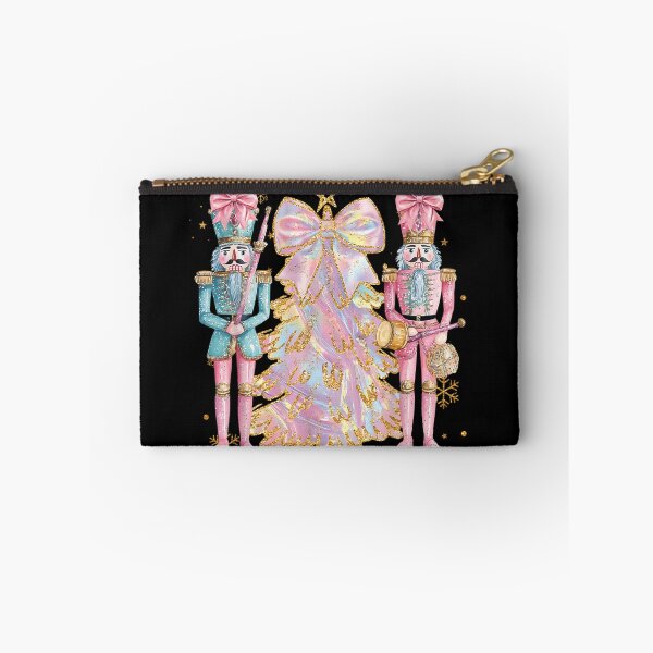 Item preview, Pastel Nutcracker Pink Blue Glitter Christmas Tree Fantasy Art designed and sold by CrinoSwice.