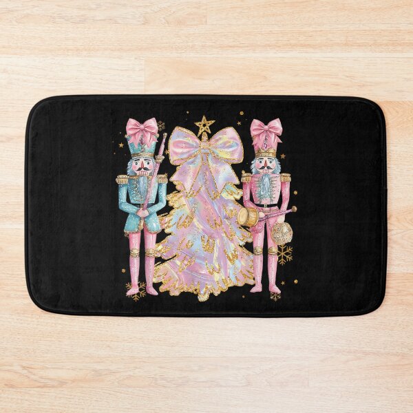 Item preview, Pastel Nutcracker Pink Blue Glitter Christmas Tree Fantasy Art designed and sold by CrinoSwice.